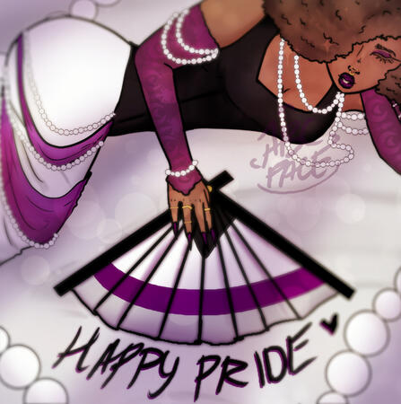 Pride 2026 Demisexual Celebration Drawing